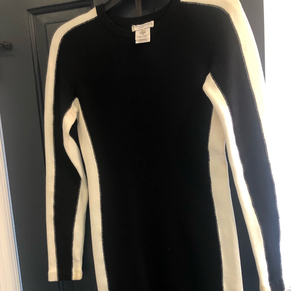 Opening Ceremony Black and White Knit Dress